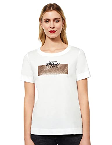 Street One T-shirt damski, Off White, 40
