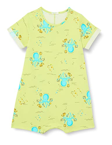 United Colors of Benetton Dres do biegania dla chłopców, Lime Multicolore 75t, 74 cm