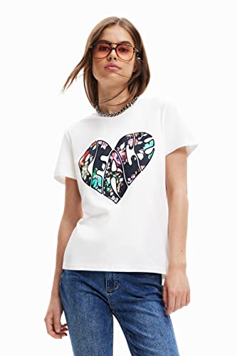 Desigual Damska koszulka TS_COR 1000, biała, L, biały, L
