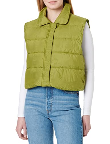JACK&JONES Damska kamizelka z recyklingu JXELLINOR z wyściółką Vest SN, Woodbine, L, drewno, L