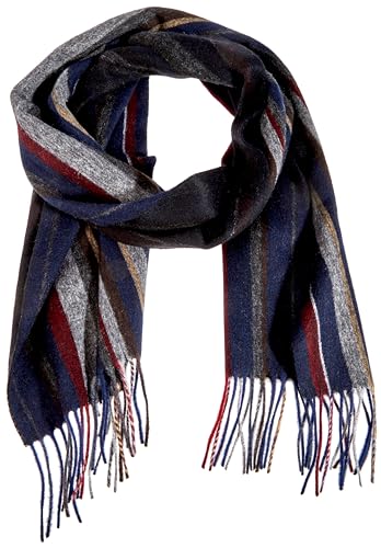 bugatti Męski szalik 6300-40400, bordowy-80, rozmiar uniwersalny, Bordeaux-80, jeden rozmiar