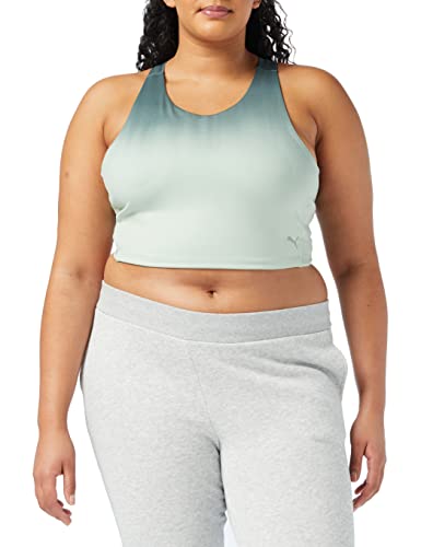PUMA Studio Ombre Racerba Top Kobiety, Zielony, XL