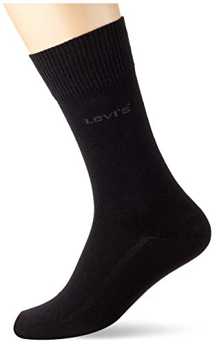 Levi's Męskie skarpety Levis 168sf Regular Cut 2p, czarny (jet black 884)