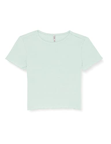 ONLY Dziewczęca Kognella S/S O-neck Top Noos Jrs T Shirt, Harbor Gray, 110/116 cm