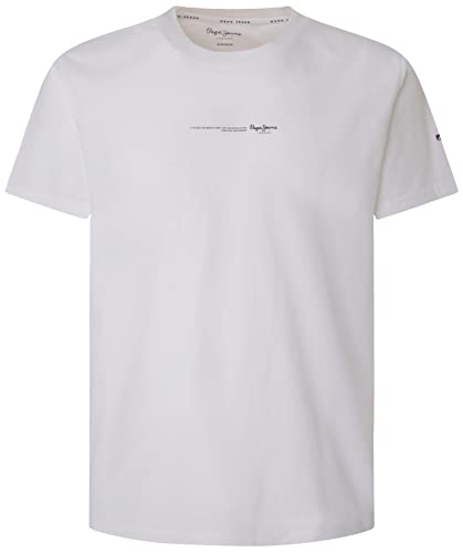Pepe Jeans Koszulka męska David, biały, XL