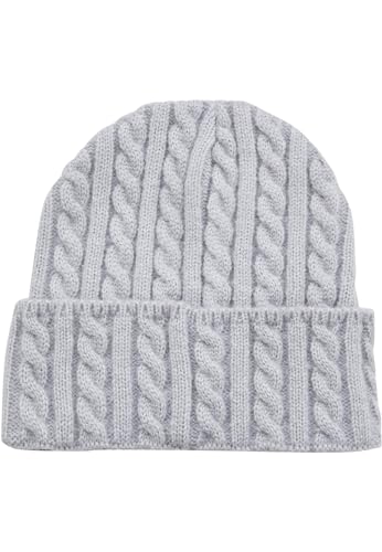 Urban Classics Czapka beanie z dzianiny, Heathergrey, jeden rozmiar