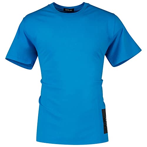 Replay T-shirt męski, 180 błękitny, XXL