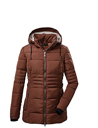 G.I.G.A. DX Damska kurtka pikowana Gw 12 Wmn Qltd Jckt Casual z odpinanym kapturem brązowy jasny zardzewi 50