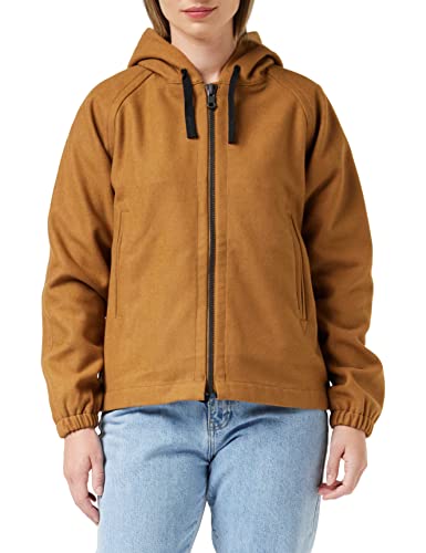 G-STAR RAW Wool Hoody Jacket Kurtka Damska, Brązowy (Oxide Ocre D22038-B965-1329), XL