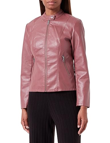 ONLY Damska kurtka ONLNEWMELISA Faux Leather Jacket CC OTW, różowo-brązowa, S, Rose Brown, S