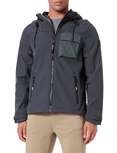 Som Damska kurtka softshellowa D201687, szary oliwkowy, M