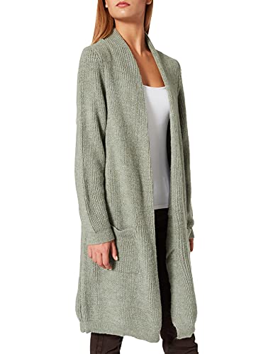 ONLY ONLJADE L/S CARDIGAN KNT NOOS damska kamizelka dzianinowa, Granit zielony szczegół: w melange, XL