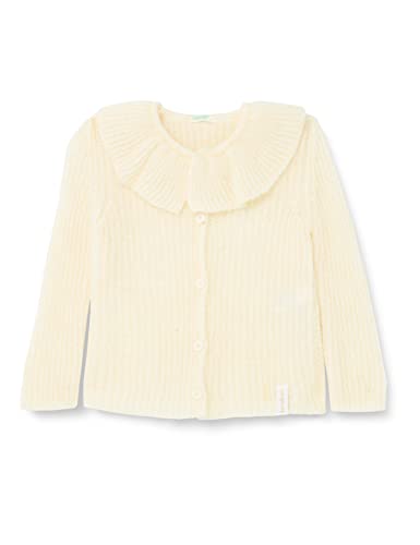 United Colors of Benetton Niemowlęta dziecięca koszulka koreańska M/L 104ua5007 kurtka z dzianiny, biała 674, 74 cm