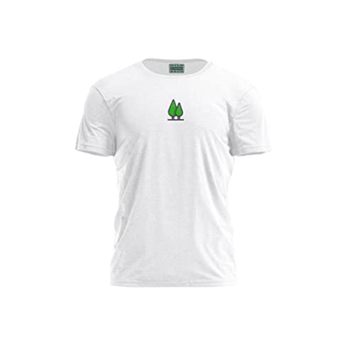 Bona Basics, Męski T-shirt z cyfrowym nadrukiem,% 100 bawełna, biały, na co dzień, męskie topy, rozmiar: M, biały, M