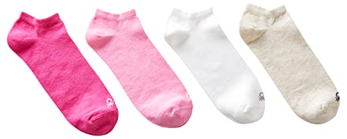 United Colors of Benetton Skarpety damskie (4 pary) 6ao3h21j1, wielokolorowe 915, L, Wielokolorowy 915, L