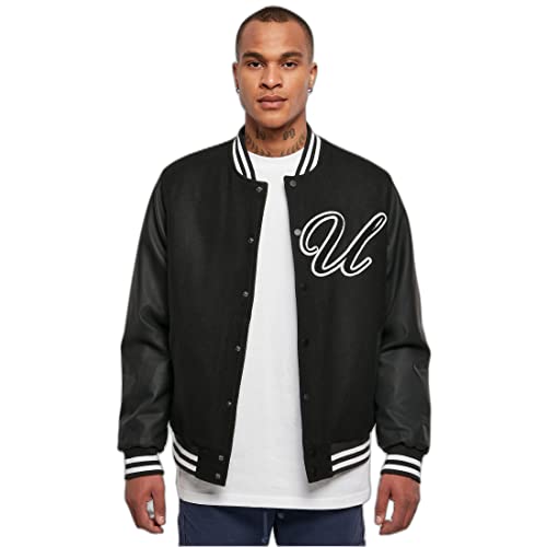 Urban Classics męska kurtka Big U college, czarny, XL