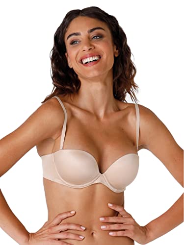 Lovable Body Bliss biustonosz push-up dla kobiet Guzik, 70A, Guzik, 70A, Przycisk, 70A