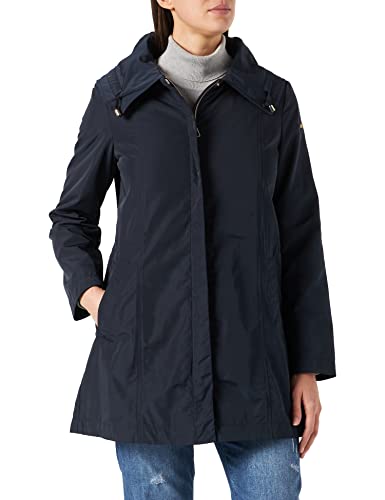 Geox W Airell Long JKT I Płaszcze damskie, Niebieski (Blue Nights F4386), 48