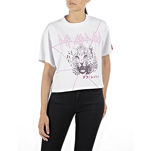 Replay T-shirt damski, 001 Optical White, XXS
