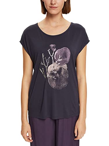 ESPRIT Collection Koszulka damska, 010/antracyt., S