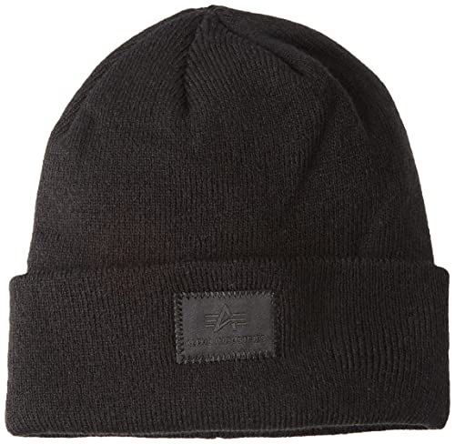 Alpha Industries X-Fit Beanie gruba czapka zimowa All Black