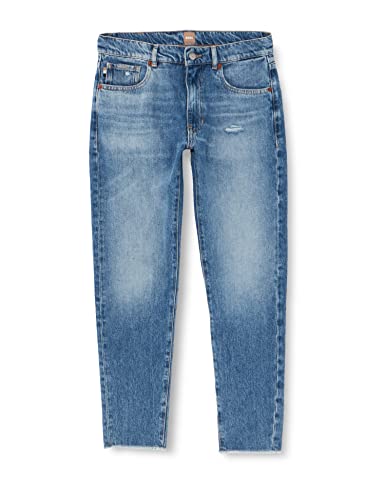 BOSS Damskie spodnie jeansowe, medium blue, 28