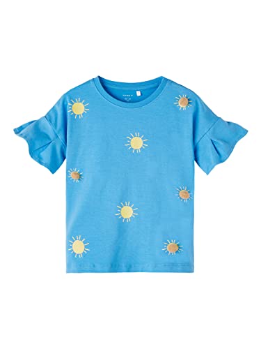 NAME IT Girl's NMFFENJA SS TOP Box T-Shirt, All Aboard, 116, All Aboard, 116 cm