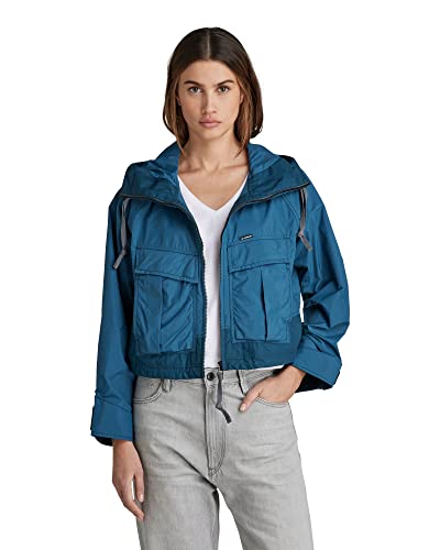 G-STAR RAW Damska kurtka sportowa Windbreaker, niebieski (Nitro D117-1861), S