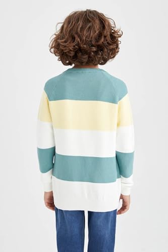 DeFacto Bluza chłopięca, zielony, 7-8 lat