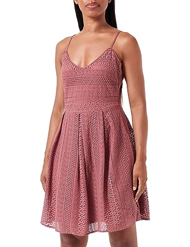 VERO MODA Damska plisowana sukienka VMHONEY LACE Pleated Singlet Dress EXP, Ró?owo-br?zowy, XS