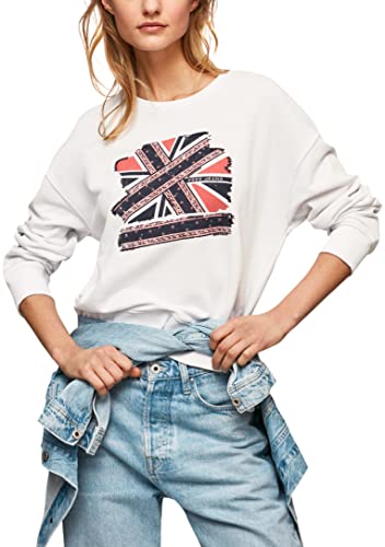 Pepe Jeans Sweter damski Nora, biały, M