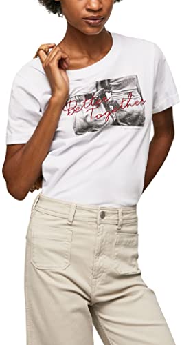 Pepe Jeans Damska koszulka Nicole, biała, S, biały, S