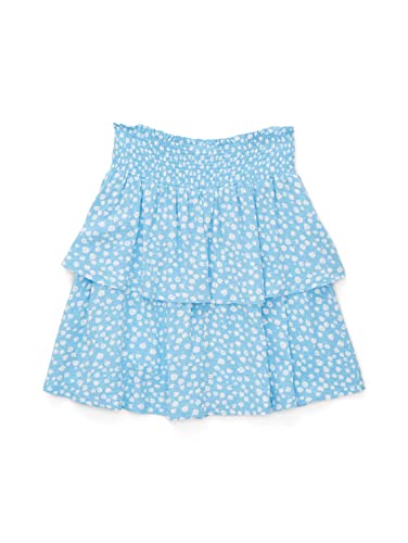 TOM TAILOR Dziewczęta Krótka spódnica 1037165, 32117 - Blue Flower Print, 170