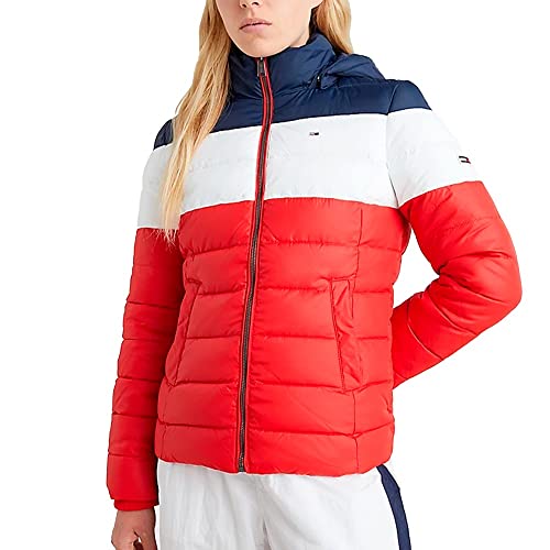 Tommy Jeans Tjw Colorblock kurtka damska, Ciemny granatowy/wiele, XXS