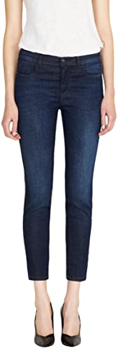 Sisley Jeans Ibiza Proste dżinsy damskie, Dark Blue Denim 902, 28
