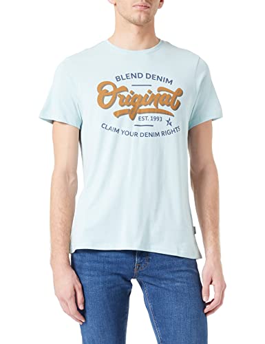 Blend Męski T-shirt 20714568, 154707/Blue Haze, XL