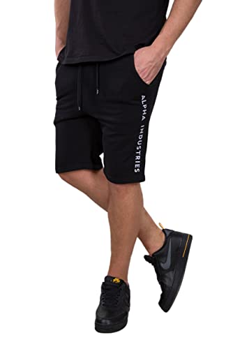 Alpha Industries Męskie szorty dresowe, czarny, S