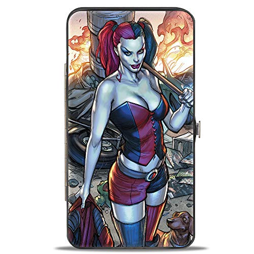 Buckle-Down Portfel z klamrą - Harley Quinn akcesoria, Harley Quinn, 18 cm x 10 cm