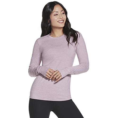 Skechers Damski Flow Long Sleeve Top T-Shirt, Kapelusz do storczyków., S