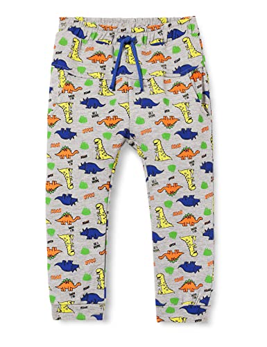 Koton Baby Boy Dinozaur Printed Sweatpants Drawstring Pocket Detail, Szary (023), 3-4 Lat