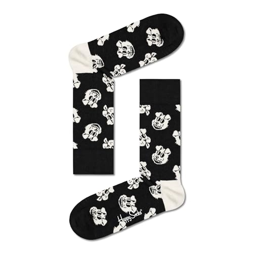 Happy Socks Skarpety Doggo, Czarny, Small-Medium