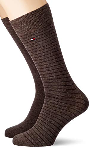 Tommy Hilfiger Skarpety męskie (2 sztuki), Dąb, 43-45 EU