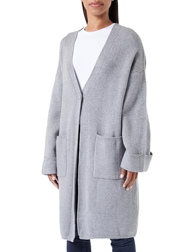 paino Damski sweter z dzianiny 25825349-PA01, szary melanż, XL/XXL, szary melanż, XL-XXL