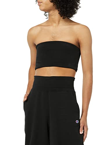Champion Damska koszulka z prążkowanym rękawem, Ebony-550742, S