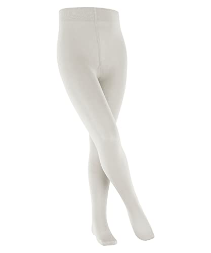 FALKE Uniseks - dzieci Rajstopy Cotton Touch K TI Bawełna grube jednokolorowe 1 Sztuka, Biały (Off-White 2040), 80-92cm (12-18 miesiące)