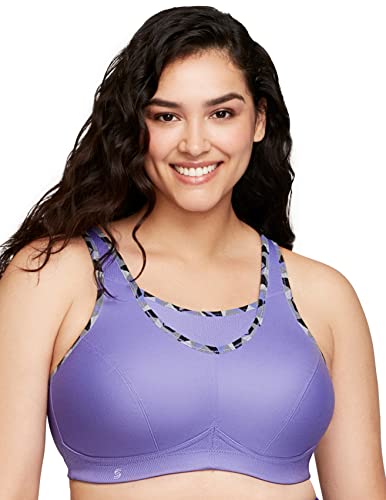 Glamorise Biustonosz damski typu bustier, idealny chwyt, sportowy