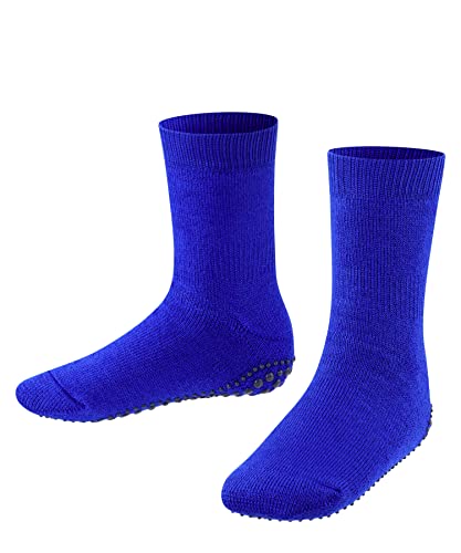 FALKE Uniseks - dzieci Kapcie Catspads K HP Bawełna, Wełna Merynosa z wypustkami na podeszwie 1 Para, Niebieski (Cobalt Blue 6054), 23-26 (2-3 lata)