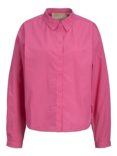 JACK & JONES Damska koszulka Jjxx Jxmission Ls Relax Noos Bluzka, Carmine Rose, XL
