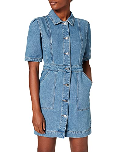 Morgan Damska sukienka na czas wolny Robe Denim Renim, Stone, 32 PL