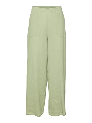 Vero Moda Vmnatali Nia HW Pant Wvn Spodnie Damskie, Reseda, XL